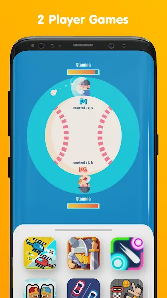 Mini Arcade - Two player games  [МОД Меню] Screenshot 1