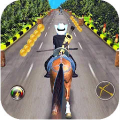 Скачать взлом Cowboy Horse Run  [МОД Mega Pack] - стабильная версия apk на Андроид