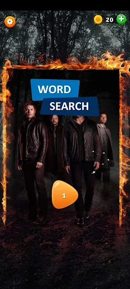 Supernatural Word Search (упернатуральный поиск слов)  [МОД Бесконечные монеты] Screenshot 1