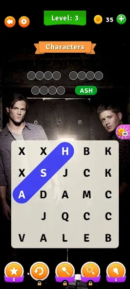 Supernatural Word Search (упернатуральный поиск слов)  [МОД Бесконечные монеты] Screenshot 2