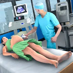 Скачать взломанную Pregnant Games Mommy Simulator  [МОД Mega Pack] - последняя версия apk на Андроид