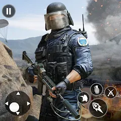 Скачать взломанную Gun Shooting Games Fps Offline  [МОД Unlocked] - стабильная версия apk на Андроид