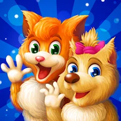 Взлом Cat & Dog Story Adventure Game  [МОД Много денег] - стабильная версия apk на Андроид