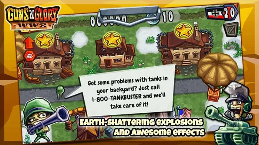 Guns'n'Glory WW2  [МОД Много денег] Screenshot 5