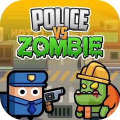 Скачать взломанную Police vs Zombie: Zombie City (Полиция против зомби)  [МОД Много денег] - стабильная версия apk на Андроид
