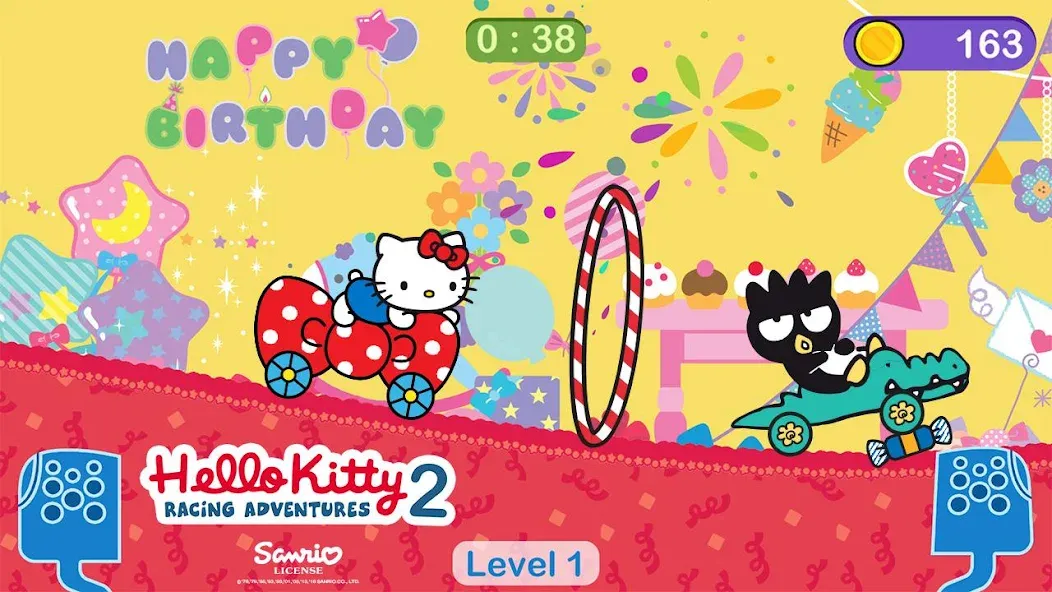 Hello Kitty games - car game  [МОД Меню] Screenshot 1