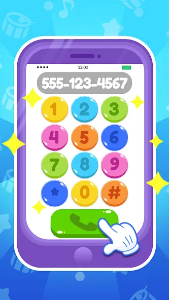 Baby Phone: Toddler Games (Беби Фон)  [МОД Много денег] Screenshot 2