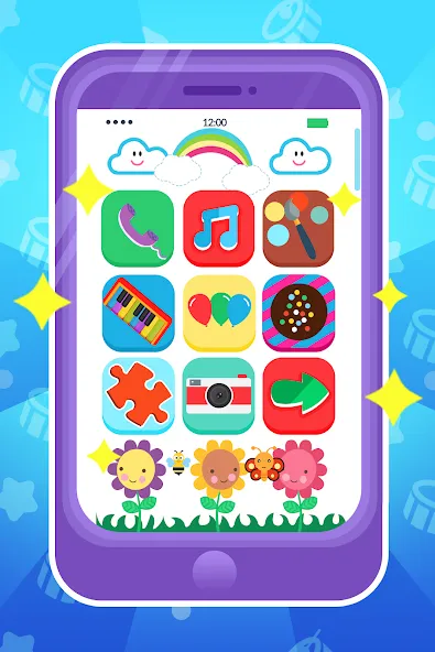 Baby Phone: Toddler Games (Беби Фон)  [МОД Много денег] Screenshot 5