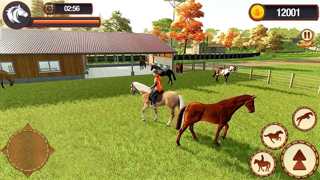 My Horse Herd Care Simulator (Мой симулятор ухода за стадом лошадей)  [МОД Много денег] Screenshot 1