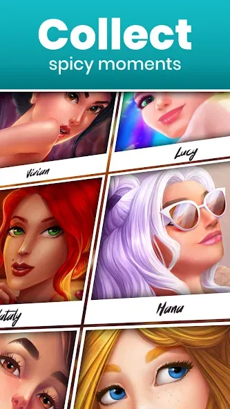 Dating Puzzle (Дейтинг Пазл)  [МОД Много монет] Screenshot 5