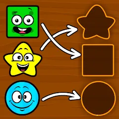 Взлом Shapes & Colors Games for Kids  [МОД Menu] - последняя версия apk на Андроид