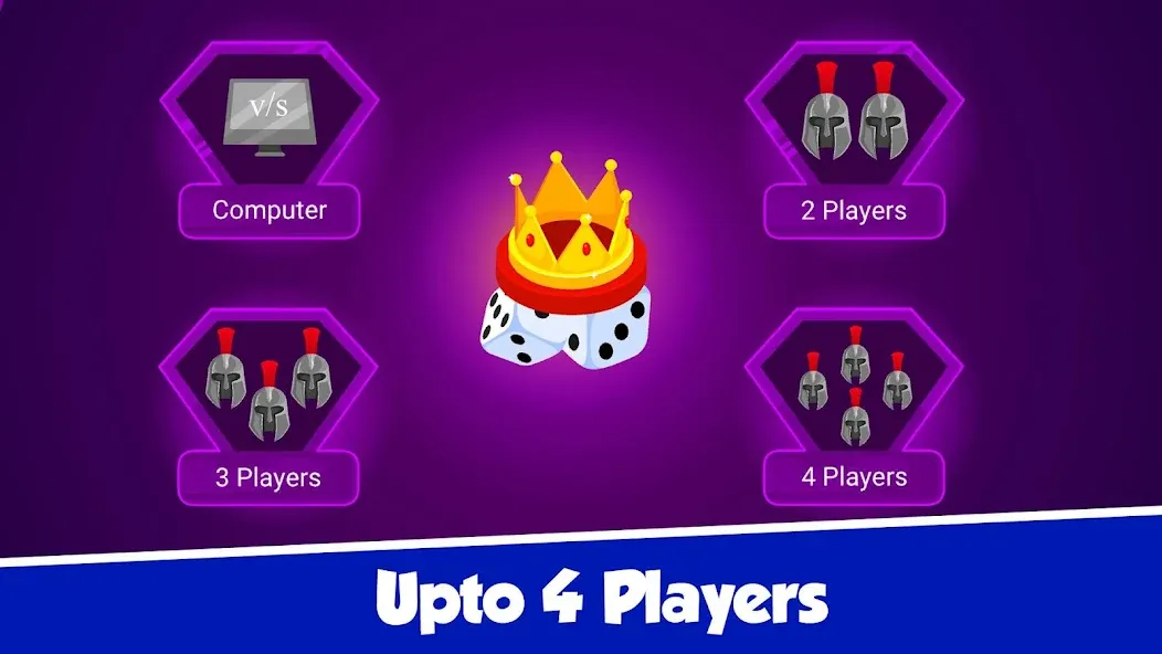 Ludo Offline Dice Board Game  [МОД Бесконечные монеты] Screenshot 5