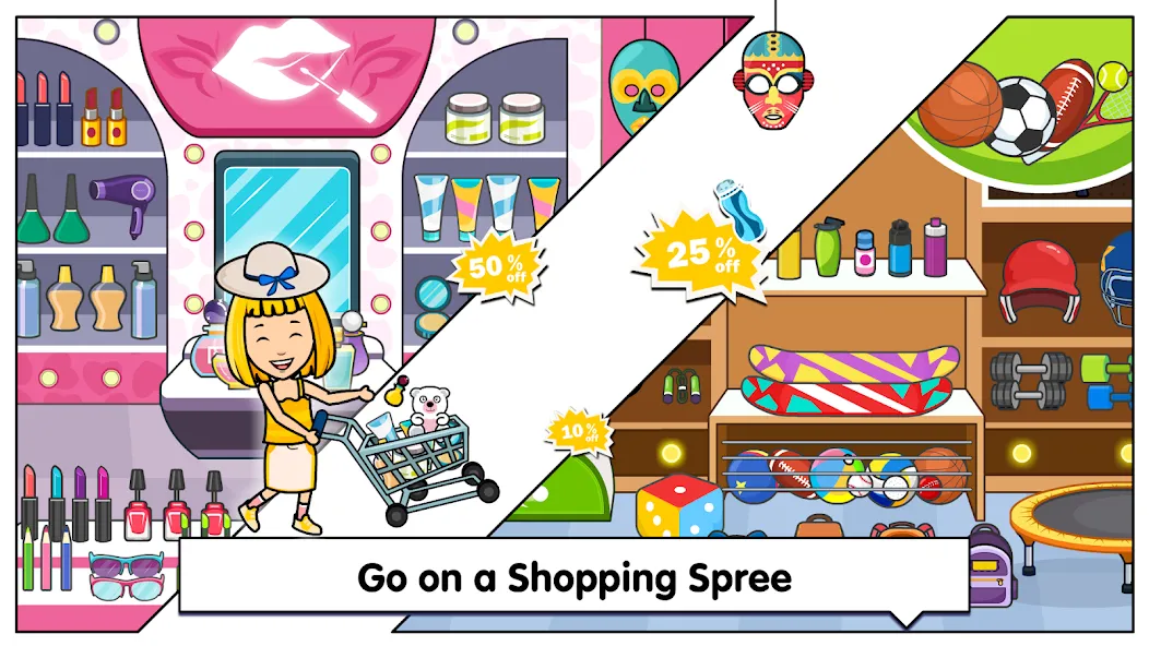 Tizi Town - My World  [МОД Бесконечные монеты] Screenshot 3