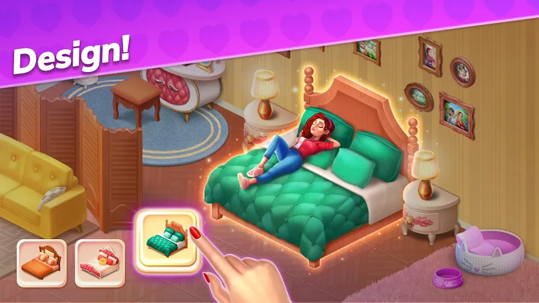 Emma's Mansion: Design & Match  [МОД Unlimited Money] Screenshot 4
