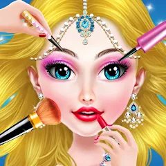 Скачать взлом Doll Makeover - Fashion Queen (Игры по макияжу для девочек)  [МОД Mega Pack] - полная версия apk на Андроид