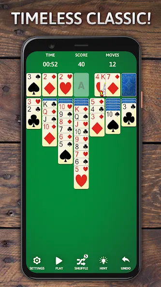 Solitaire Classic Era Games  [МОД Unlocked] Screenshot 1