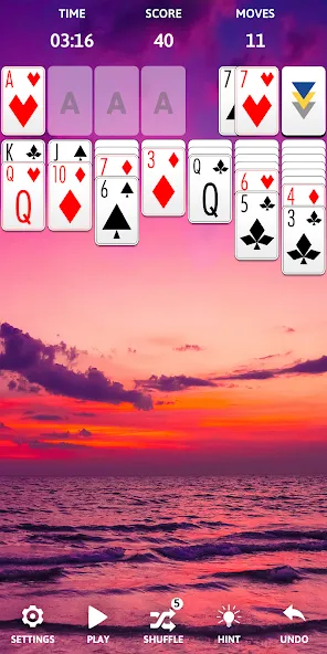 Solitaire Classic Era Games  [МОД Unlocked] Screenshot 5