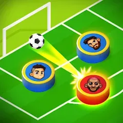 Скачать взломанную Super Soccer 3v3 (Online) (упер футбол 3 на 3)  [МОД Unlimited Money] - полная версия apk на Андроид