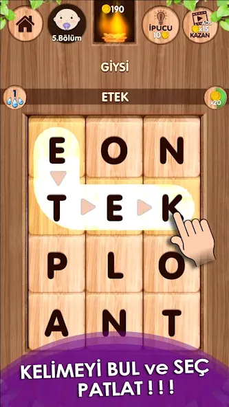 Düşen! Kelime Oyunu  [МОД Unlocked] Screenshot 1