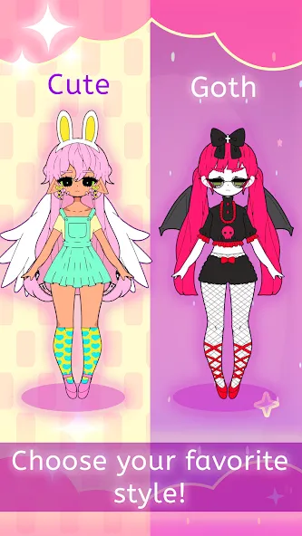 Moon's Closet dress up game  [МОД Много денег] Screenshot 3