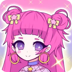 Взломанная Mimistar dress up chibi doll (Министар)  [МОД Бесконечные монеты] - полная версия apk на Андроид