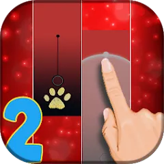 Взломанная Piano Noir Ladybug Tiles 2 (Пианино Нуар Картинки С кожанкой Жук 2)  [МОД Unlocked] - последняя версия apk на Андроид