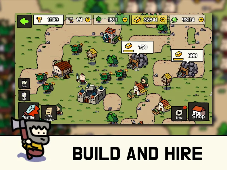 Cartoon Craft (КАРТУН КРАФТ)  [МОД Бесконечные монеты] Screenshot 2