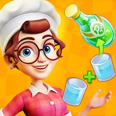 Взлом Merge Cooking:Theme Restaurant  [МОД Меню] - полная версия apk на Андроид