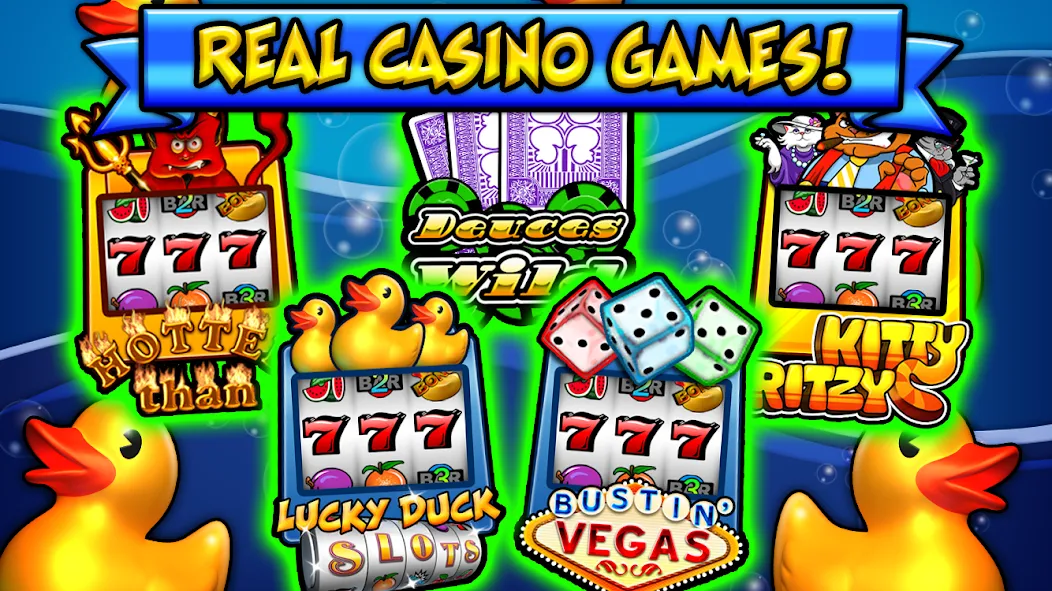 Lucky Duck Slots (Лаки Дак Слотс)  [МОД Mega Pack] Screenshot 1