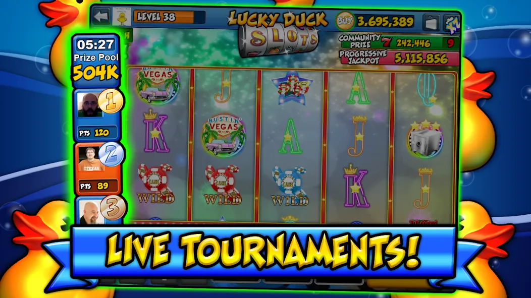 Lucky Duck Slots (Лаки Дак Слотс)  [МОД Mega Pack] Screenshot 3