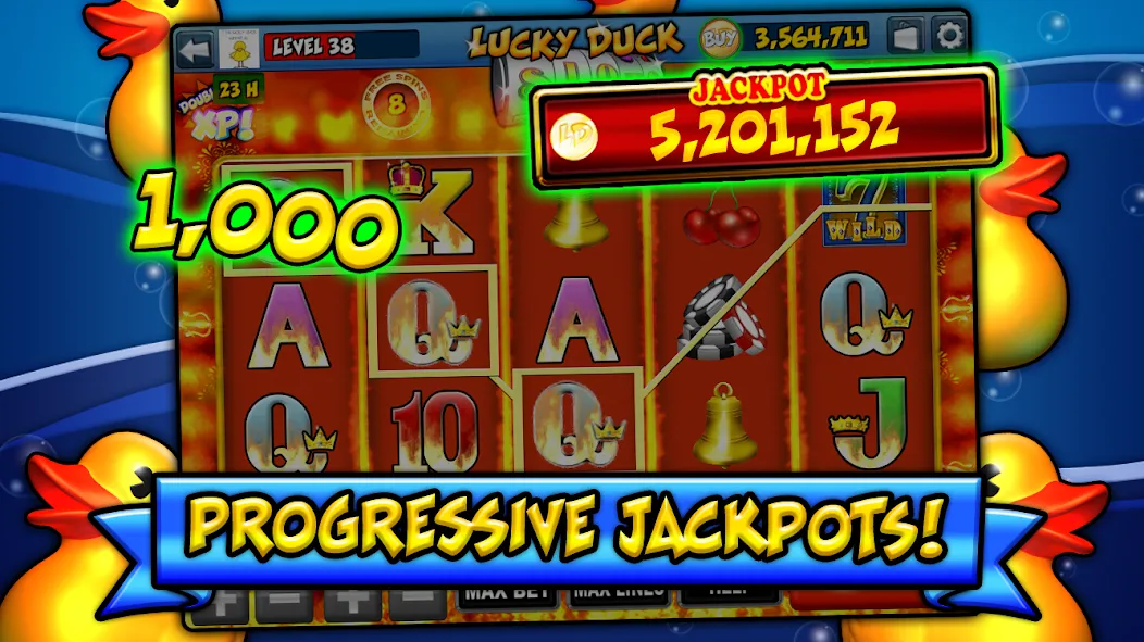 Lucky Duck Slots (Лаки Дак Слотс)  [МОД Mega Pack] Screenshot 4