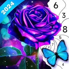 Скачать взлом Fancy Color - Paint By Number (Фэнси Колор)  [МОД Unlocked] - стабильная версия apk на Андроид