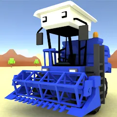 Взлом Blocky Farm Racing & Simulator  [МОД Mega Pack] - стабильная версия apk на Андроид
