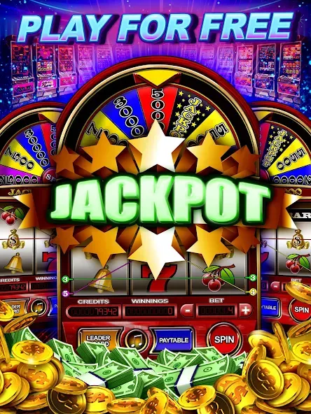 Money Wheel Slot Machine Game (Мани Вил Слот Машине Гейм)  [МОД Много монет] Screenshot 4