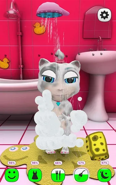 My Talking Kitty Cat  [МОД Mega Pack] Screenshot 2