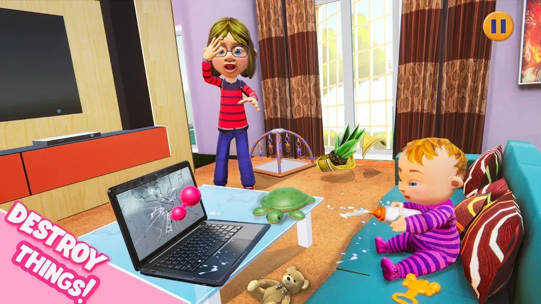 Virtual Baby Mother Simulator  [МОД Menu] Screenshot 4