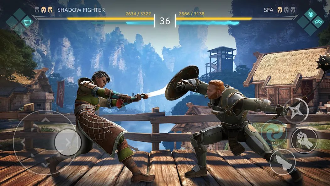 Shadow Fight 4: Arena (Шадоу Файт 4)  [МОД Много денег] Screenshot 1