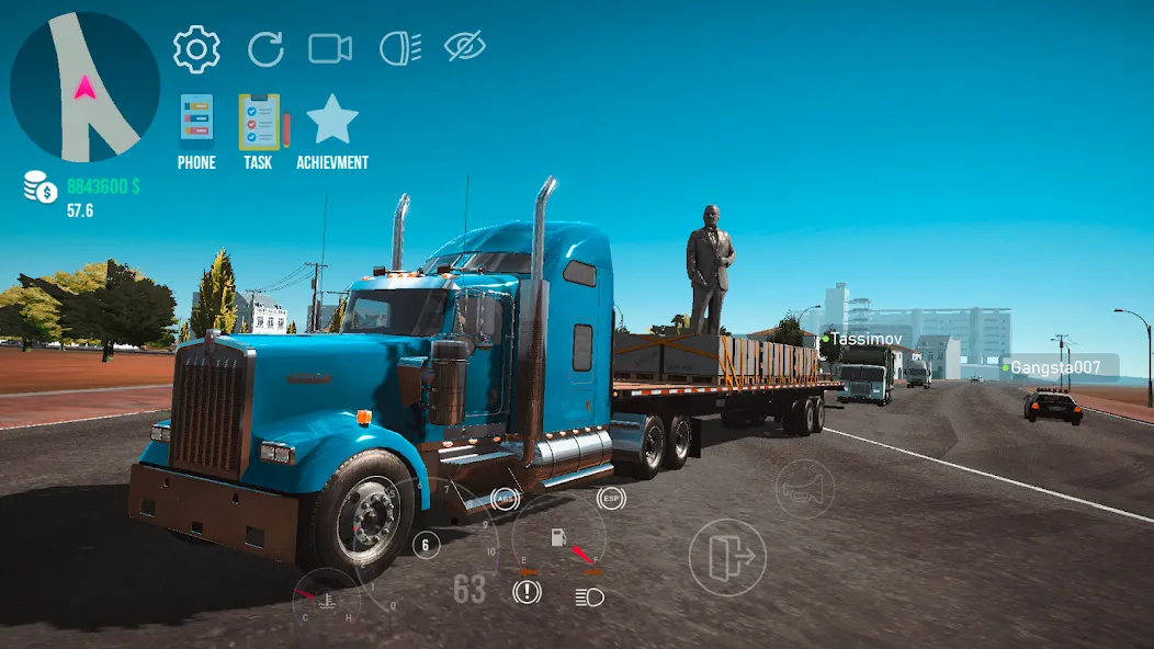 Nextgen: Truck Simulator Drive (Некстджен)  [МОД Menu] Screenshot 2