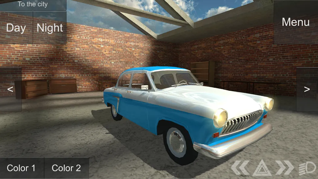 Russian Classic Car Simulator (Русский Классический Автосимулятор)  [МОД Menu] Screenshot 1