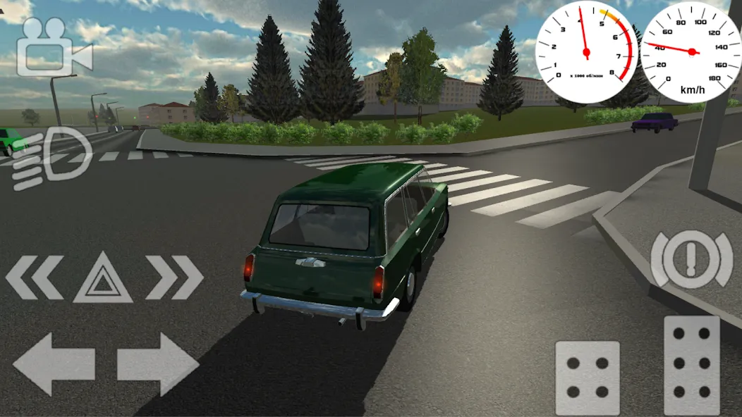 Russian Classic Car Simulator (Русский Классический Автосимулятор)  [МОД Menu] Screenshot 3