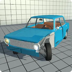 Взломанная Simple Car Crash Physics Sim (Симулятор физики простого автомобильного столкновения)  [МОД Все открыто] - последняя версия apk на Андроид