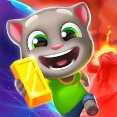 Взлом Talking Tom Time Rush  [МОД Бесконечные деньги] - полная версия apk на Андроид