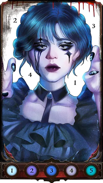 Dark, Horror Color by Number  [МОД Много монет] Screenshot 5