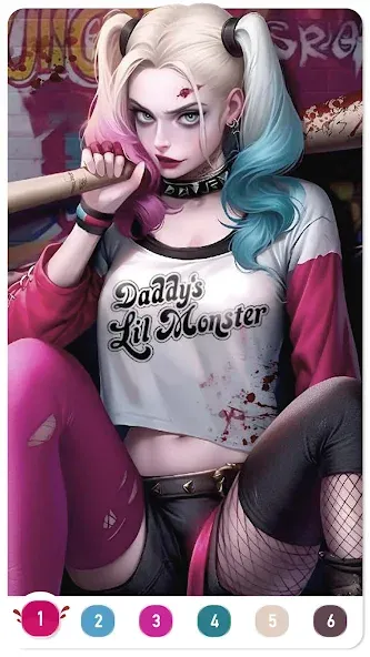 Clown Color, Paint by number  [МОД Меню] Screenshot 1