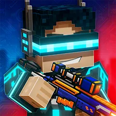 Скачать взломанную Pixel Strike 3D - FPS Gun Game (Пиксель Страйк 3Д)  [МОД Mega Pack] - полная версия apk на Андроид