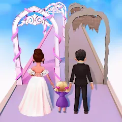 Взломанная Family Town: Match-3 Makeover (Фэмили Таун)  [МОД Menu] - полная версия apk на Андроид