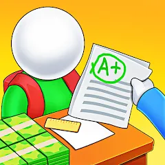 Скачать взломанную My Dream School Tycoon Games (Мои игры владения школой мечты)  [МОД Меню] - последняя версия apk на Андроид