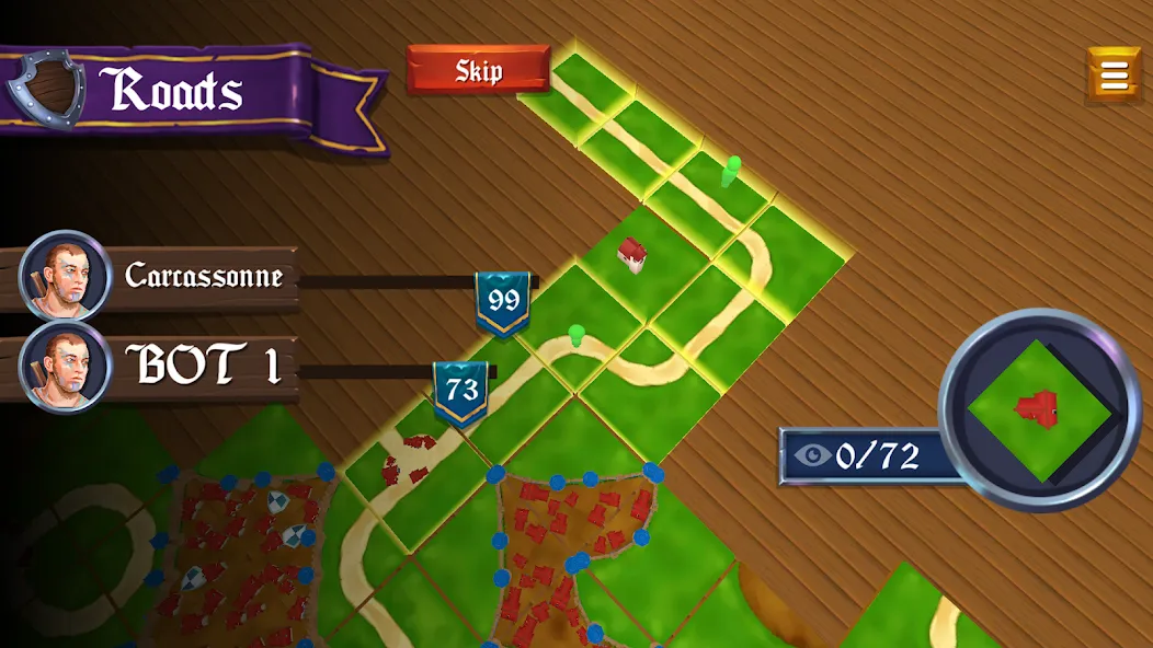 War of Carcassonne board Games (Каркассон)  [МОД Menu] Screenshot 5