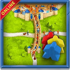 Скачать взломанную War of Carcassonne board Games (Каркассон)  [МОД Menu] - последняя версия apk на Андроид