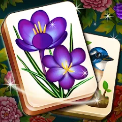 Взлом Mahjong Blossom Solitaire  [МОД Unlocked] - последняя версия apk на Андроид